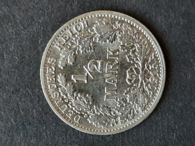 1/2 Mark 1915, litera F, Germania - B 5896 foto