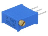 Potentiometru Multitura 50k&Omega; 500mW THT &plusmn;10%