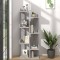 Gossi biblioteca, sonoma gri, 48x25,5x140 cm, lemn prelucrat
