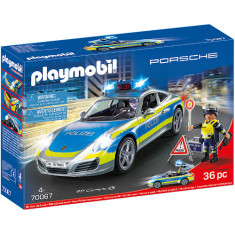 Set de Constructie Playmobil Porsche de Politie 911 Carrera 4S foto