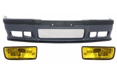 Bara Fata BMW Seria 3 E36 (1992-1998) M3 Look cu Proiectoare Faruri Ceata Galbene Performance AutoTuning foto