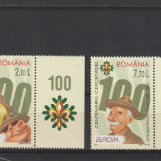 Europa cercetasi ,serie cu vinieta ,nr lista 1762,Romania.