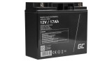 Green Cell baterie AGM plumb-acid 12V 17Ah pentru bărci, vehicule electrice