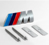 Accesoriu metal auto pt grila M Power pt BMW metalica ustensile prindere incluse