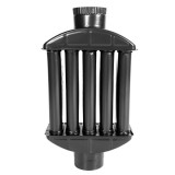 Cumpara ieftin Burlan recuperator caldura, plat, 120 mm, Gri mat