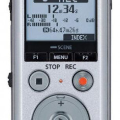 Reportofon stereo Olympus DM-770, 8GB, ghidare vocala avansata (Argintiu)