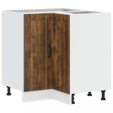 Dulap de baza pentru colt de bucatarie &quot;Lucca&quot; stejar afumat