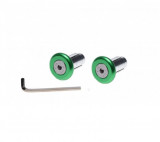 Set 2 capeti ghidon drepti, pentru motociclete, culoare verde, diametru 30mm Cod Produs: MX_NEW ABABE031G