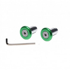 Set 2 capeti ghidon drepti, pentru motociclete, culoare verde, diametru 30mm Cod Produs: MX_NEW ABABE031G