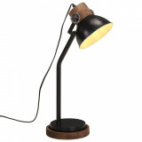 VidaXL Lampă de birou 25 W, negru, 18x18x60 cm, E27
