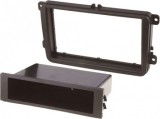 Cadru radio Seat VW Skoda 2 DIN neagra, 4Carmedia
