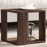 VidaXL Masă de cafea, stejar maro, 32x32x30 cm, lemn prelucrat