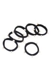Set 6 elastice de păr cu perle albe, DecorCasa