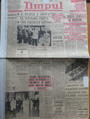 Ziarul Timpul, 12 Iulie 1940 foto