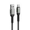Cablu Date si Incarcare USB-A - USB-C Forcell F-Energy C256, 66W, 1.2m, Negru, Universal