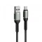 Cablu Date si Incarcare USB-A - USB-C Forcell F-Energy C256, 66W, 1.2m, Negru