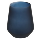 Pahar Sticlă Sapphire, Albastru Mat, Capacitate 435ml, Oem