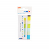 Stick Index Hartie Color 45 X 15 Mm, 6 X 30 File/set, Stick&quot;n - 6 Culori Neon Si Pastel