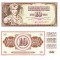 Yugoslavia 10 Dinara 1968 P-82c UNC