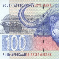 AFRICA DE SUD █ bancnota █ 100 Rand █ 1999 █ P-126b █ UNC █ necirculata