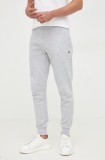 Lacoste pantaloni de trening bărbați, culoarea gri, uni XH9624-132