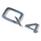 Emblema Q4 pentru Audi, chrom