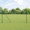 VidaXL &Icirc;ngrădire cu st&acirc;lpi Verde 1.6 x 10 m Oțel