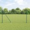 vidaXL &Icirc;ngrădire cu st&acirc;lpi Verde 1.6 x 10 m Oțel