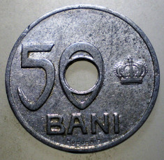 R.019 ROMANIA 50 BANI 1921 4,6 mm foto