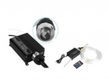 Kit complet fibra optica plafon instelat 760 fire 75mm RGB 12v IOS si Android &reg; ALM