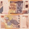 Bancnota Congo 5000 Francs 2020 UNC, Africa, Ne流通
