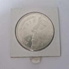 Olanda 50 Gulden 1991 Argint de 925-Beatrix-25 grame