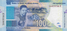 Bancnota Africa de Sud 100 Rand 2018 - PNew UNC ( SERIE NOUA - centenar Mandela) foto