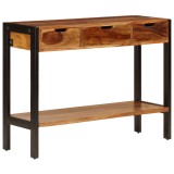 Servantă cu 3 sertare, 110x35x75 cm, lemn masiv de acacia