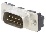 Conector D-Sub 9 PIN Soclu Tată Montare Panou 5A