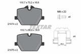 Set placute frana disc Alpina XD3; BMW 2, 3, 4, 4 Gran, I4, Z4; Toyota Supra Motor 2.0, 2.0, 2.0, 110.7 mm, 16.8 mm, OE 04466WAA03