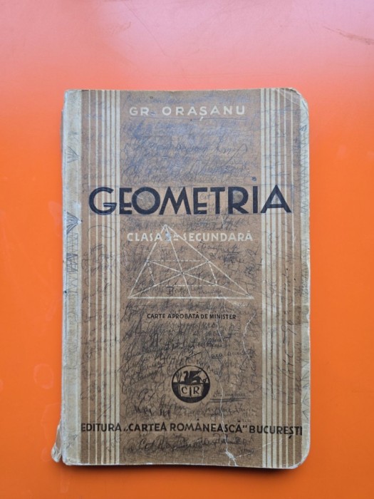 Geometria plana - manual pentru clasa a V - a - Gr. Orașanu