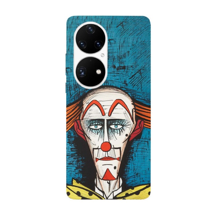 Husa compatibila cu Huawei Nova Y70 model Bernard buffet clown, Silicon, TPU, Viceversa