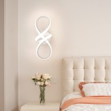 Cumpara ieftin Aplica de perete LED, 40W, tip Papion alb, lumina calda/rece/neutra