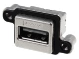 Soclu USB A pentru montare pe panou USB 2.0
