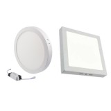 Aplica LED 18W 1440lm 23cm Rotunda/Patrata 3000K/6500K Perete/Tavan