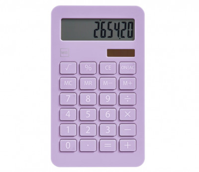 Calculator solar Miquelrius, 10 cifre, taste mari, display LCD - RESIGILAT foto