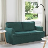 vidaXL Canapea 140cm Verde &icirc;nchis Metal 42024493