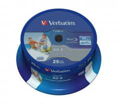 Mediu optic Verbatim BD-R SL Datalife 6X 25GB 25 bucati foto