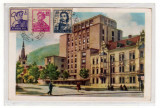 ORASUL STALIN HOTEL CARPATI RPR FRANCATURA MIXTA INTR POLIGRAFICA SIBIU, Circulata, Printata