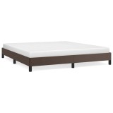 Cumpara ieftin Cadru de pat, maro, 180x200 cm, piele ecologica