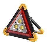 Triunghi Auto de Avertizare LED HUOVA&reg; cu 4 Moduri de Iluminare &ndash; 2 Intensități Lumină, Flash lumina rosie și Lumina Continuă