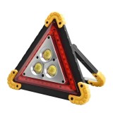 Triunghi Auto de Avertizare LED HUOVA&reg; cu 4 Moduri de Iluminare &ndash; 2 Intensități Lumină, Flash lumina rosie și Lumina Continuă