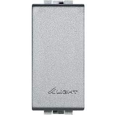Tasta falsa Living Light Bticino 1M aluminiu NT4950