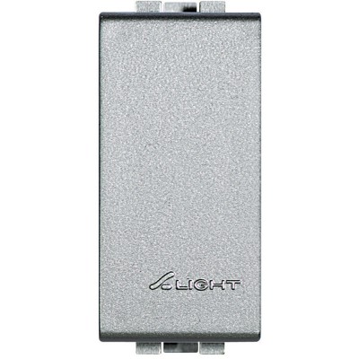 Tasta falsa Living Light Bticino 1M aluminiu NT4950 foto